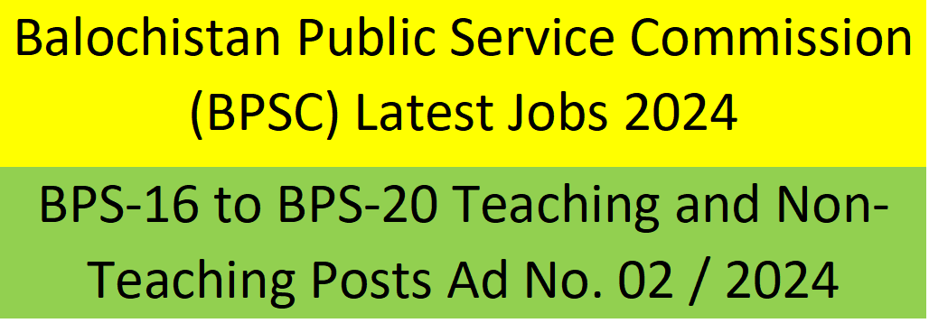BPSC New Jobs Teaching and Non-Teaching