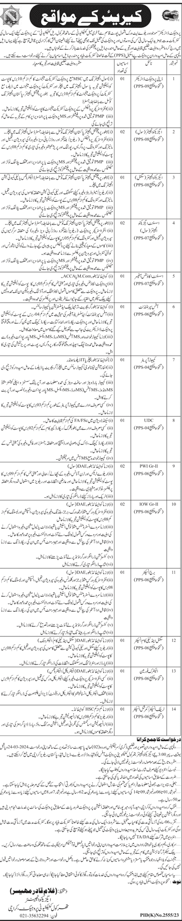 PPS-04 to PPS-09 Pakistan Railways (PR) Vacancies 2024