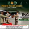 Pakistan Military Academy (PMA) 154 Long Course 2024