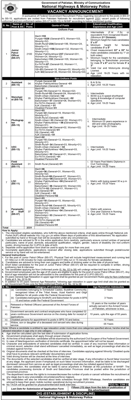 The latest National Highways & Motorway Police vacancies 2024