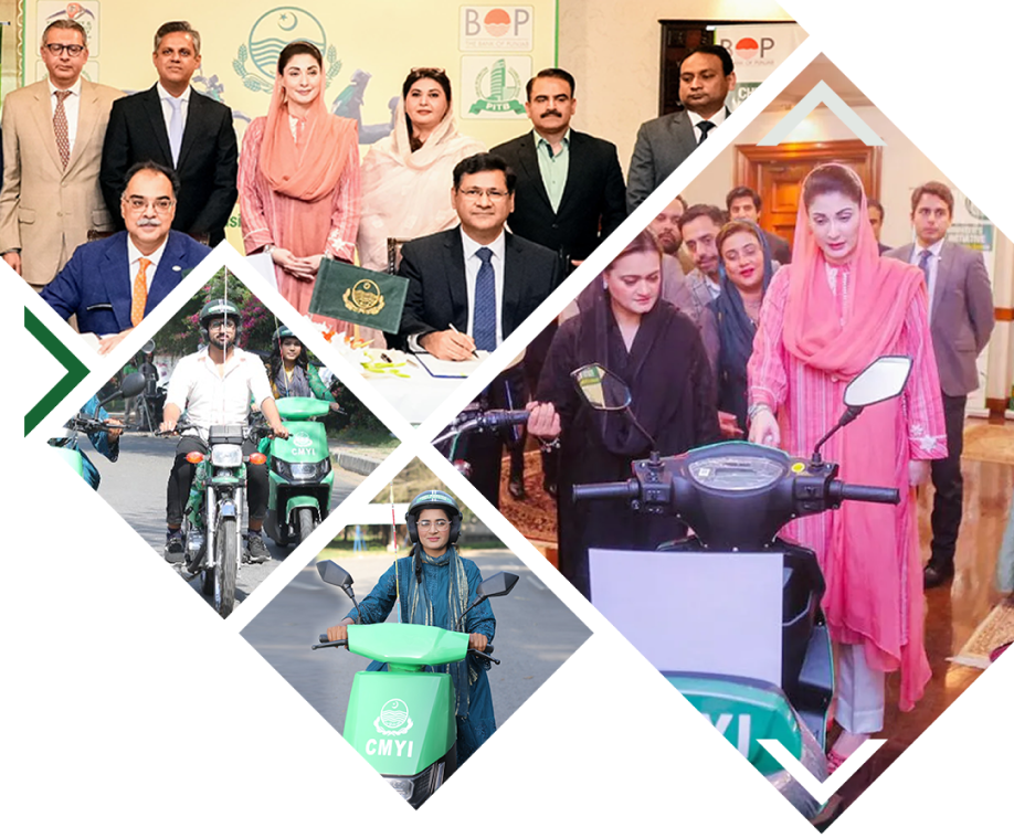 CM Punjab Motorbikes for Students on Easy Installment