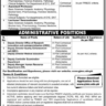 Teaching and Administrative Vacancies 2024 in Sindh