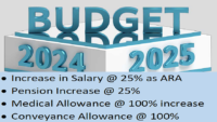 Budget 2024-25 Pay Pension 25%, Medical and Conveyance Allowance 100% Increase News