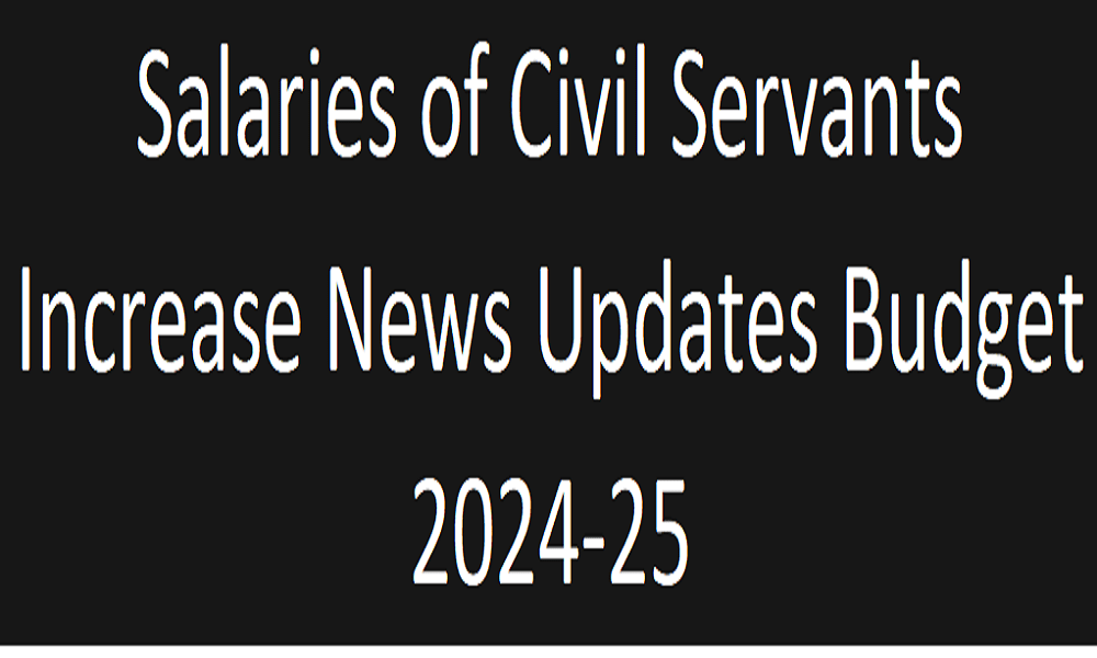 Salary Increase News Budget 2024-25 Govt Employees