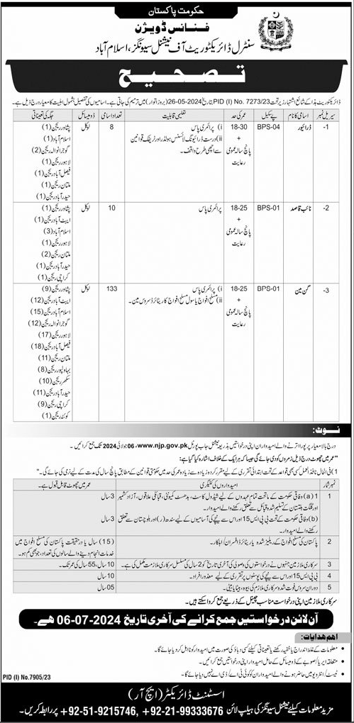 Jobs Finance Division