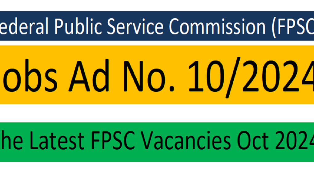 The latest FPSC vacancies for October 2024