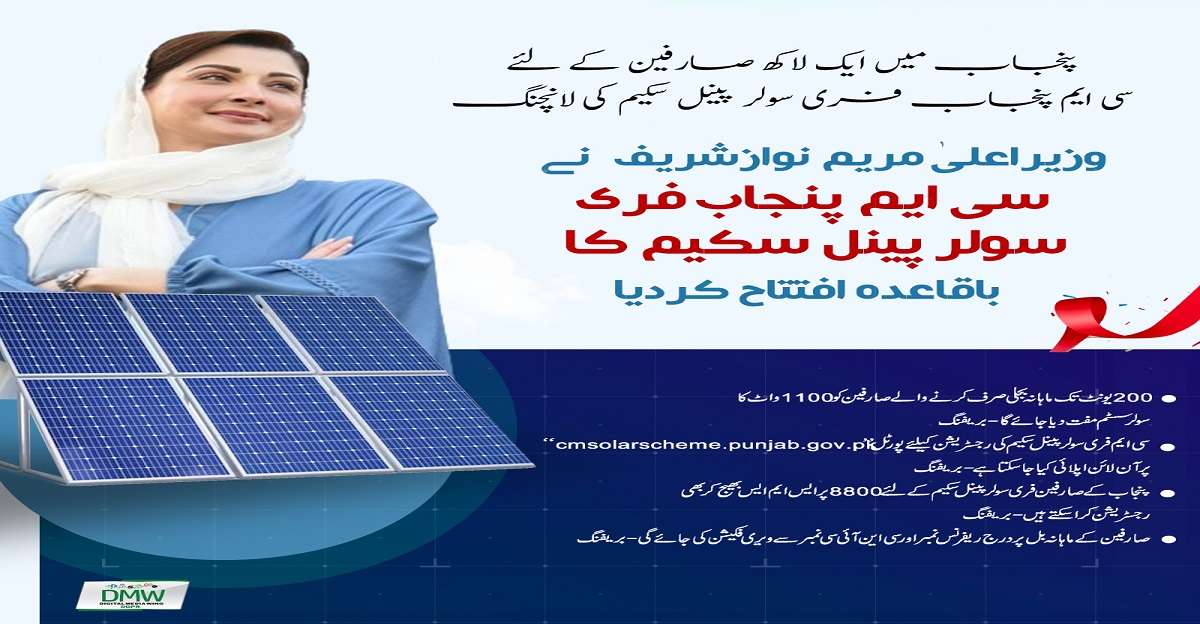 Free of Cost Solar System Scheme 2024 Punjab