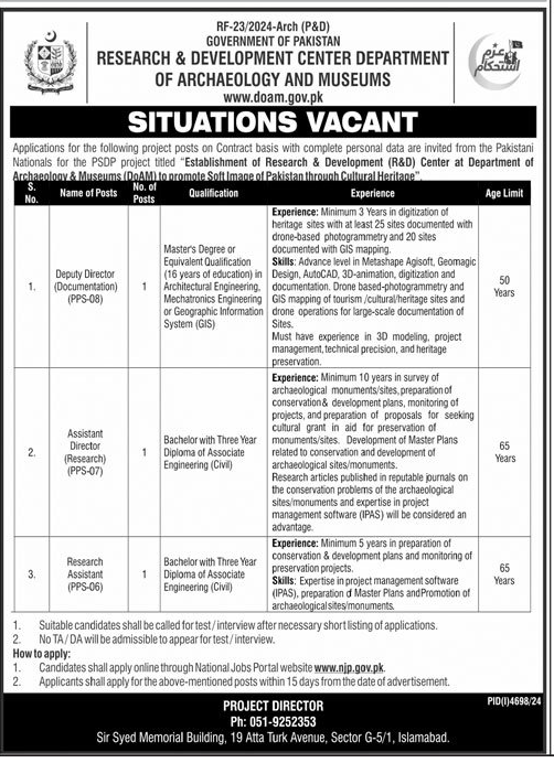 PPS-06 to PPS-08 Vacancies in DOAM 2025