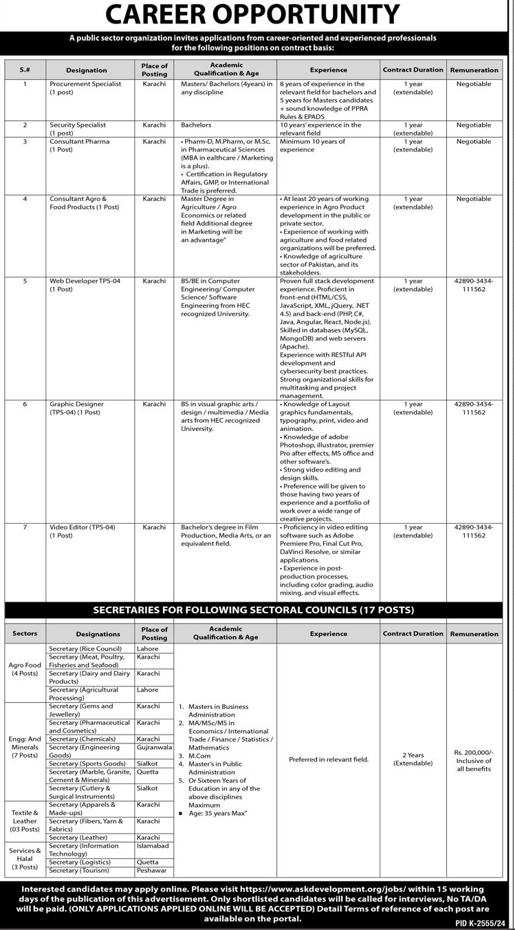 New PSO Job Vacancies Feb 2025 