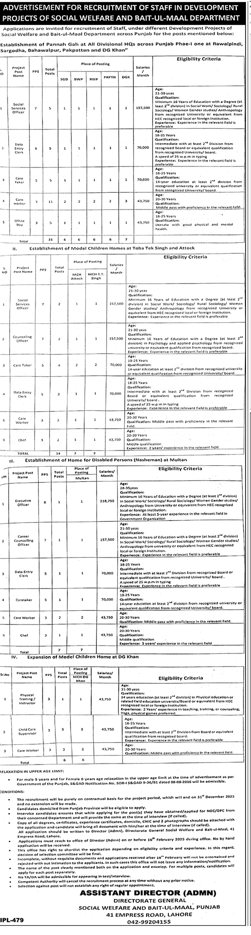 Social Welfare and Bait ul Maal