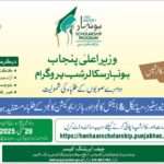 Apply Online for CM Punjab Honihar Scholarship for Other Provinces 2025