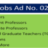 Teaching and Other Vacancies in the Federal Govt 2025 through FPSC