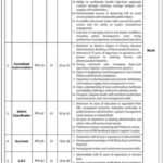 Official notification for Ministry of National Health Services vacancies in Islamabad.