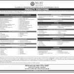 Teaching and Non-Teaching Vacancies in NUST 2025