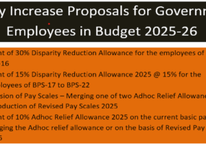 Salary Increase 30% DRA and 10% ARA with Revised Pay Scales 2025 Budget 2025-26