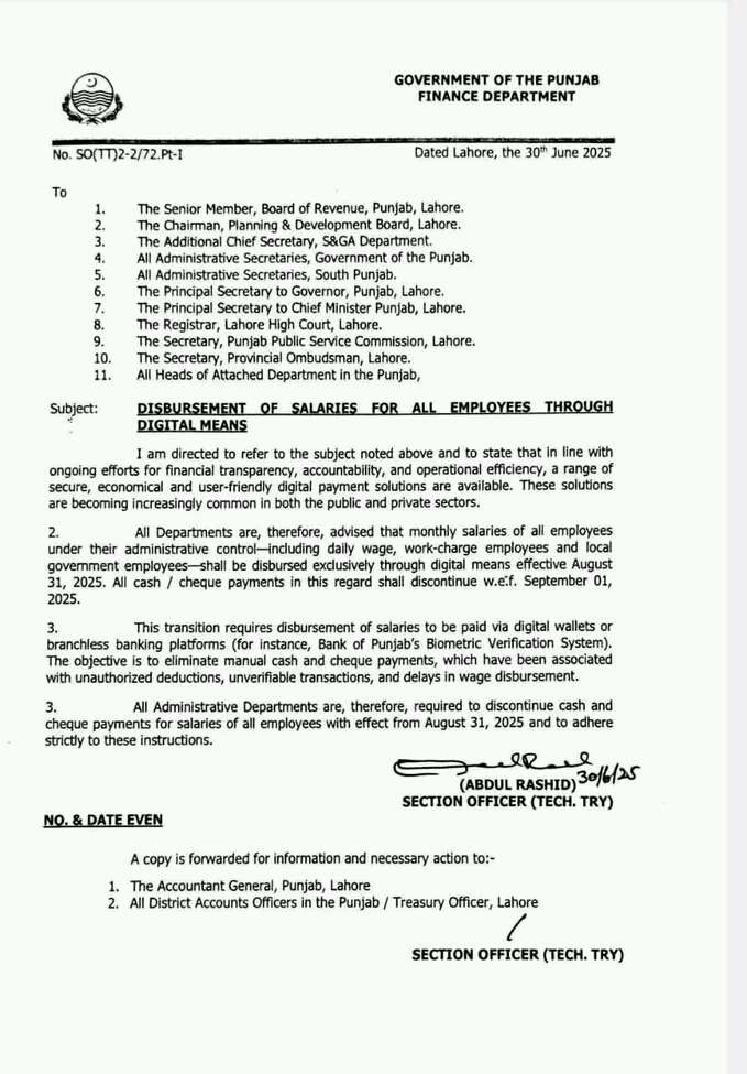 Digital Salary Disbursement System Distribution of Salaries for all Employees Through Digital Means