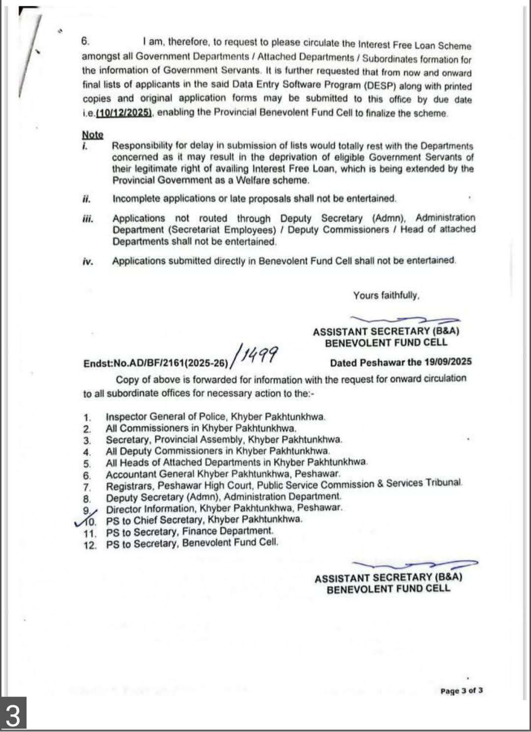 Loan for KPK Employees