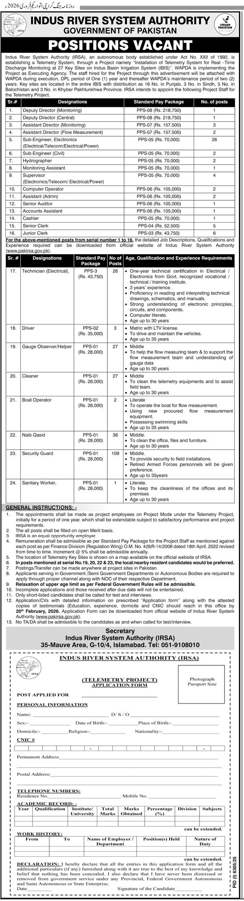 The Contractual Vacancies 2026 in ISRA