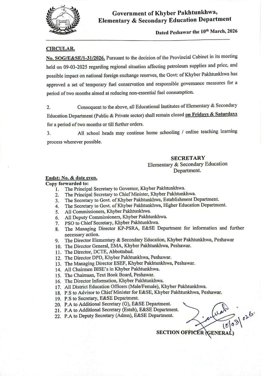 KPK Fridays Off 2026