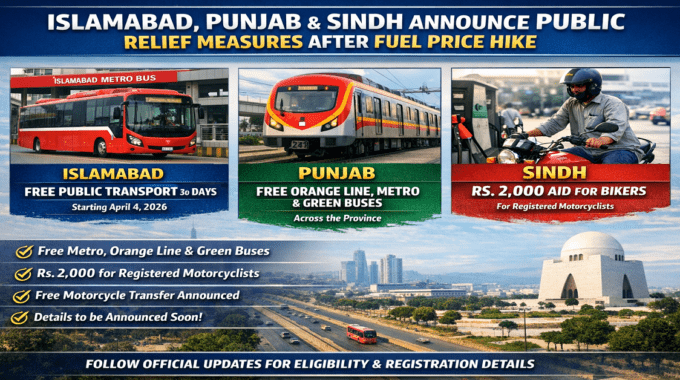 Free Public Transport, Online Payment for Bikers and Other Packages